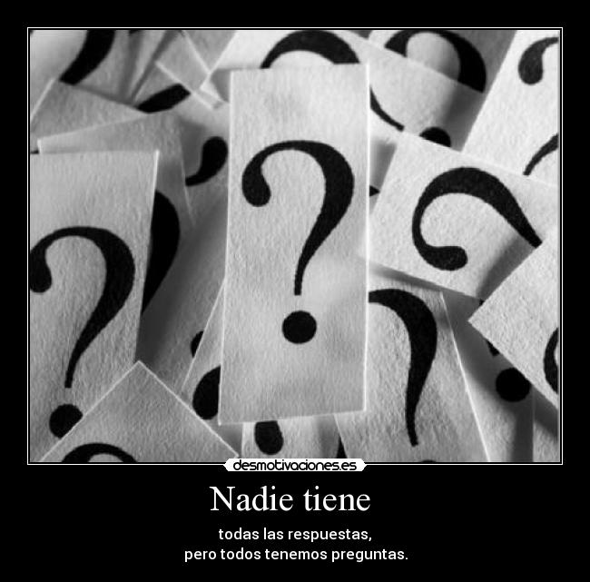 Nadie tiene  - 