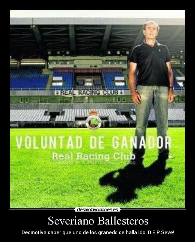 Severiano Ballesteros - Desmotiva saber que uno de los graneds se halla ido. D.E.P Seve!