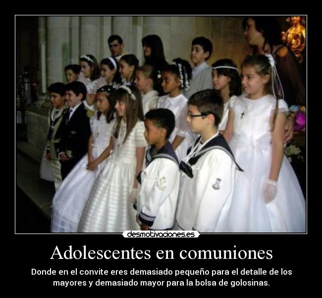 carteles comuniones desmotivaciones