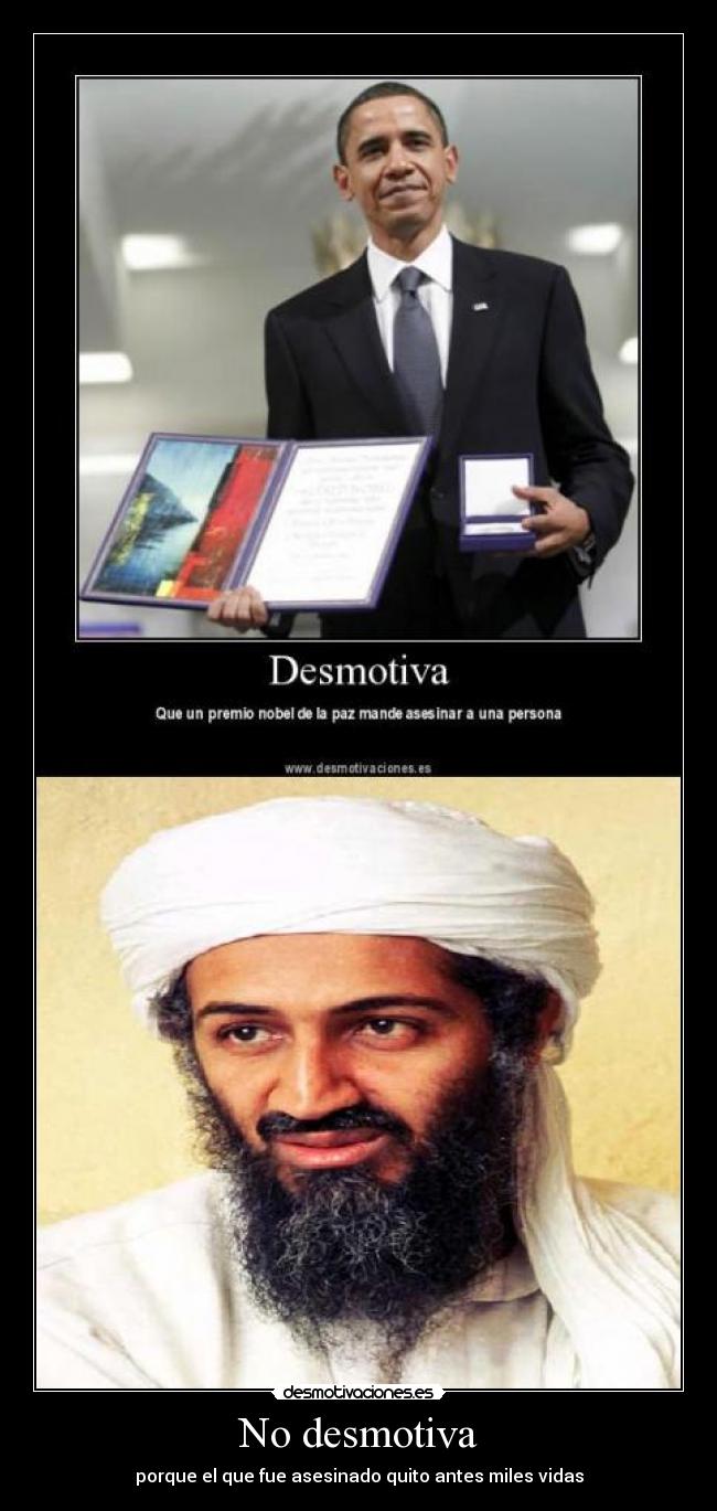 No desmotiva -