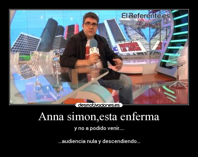 Anna simon,esta enferma - 