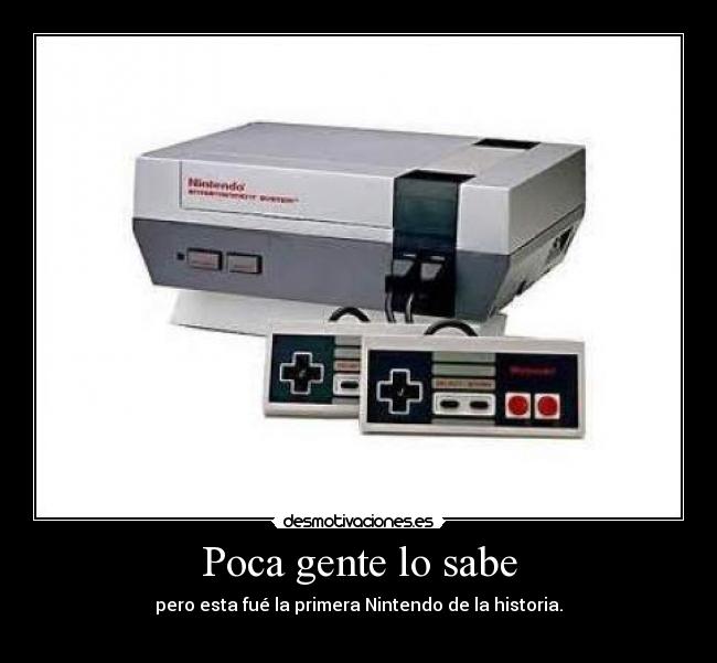 Poca gente lo sabe - pero esta fué la primera Nintendo de la historia.