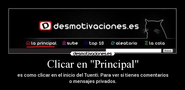 Clicar en Principal - 