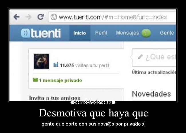 Desmotiva que haya que -