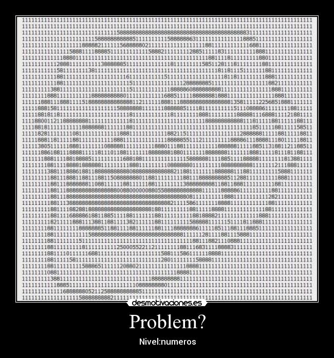 Problem? - 