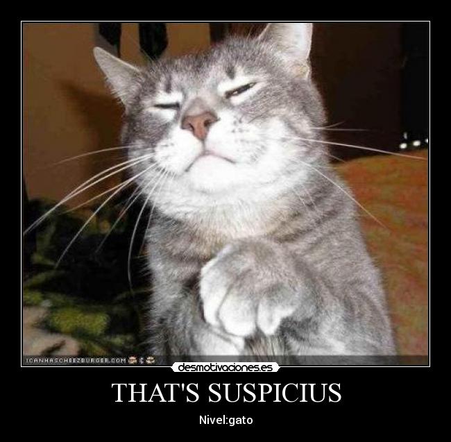 THATS SUSPICIUS -
