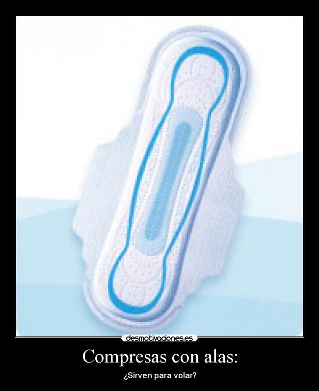 Compresas con alas: -