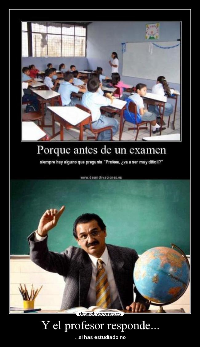 Y el profesor responde... - 