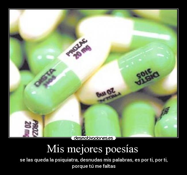 carteles antidepresivos prozac por desmotivaciones