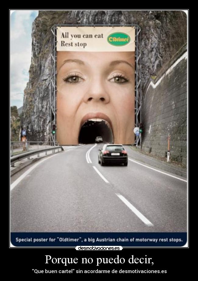 Porque no puedo decir, - Que buen cartel sin acordarme de desmotivaciones.es