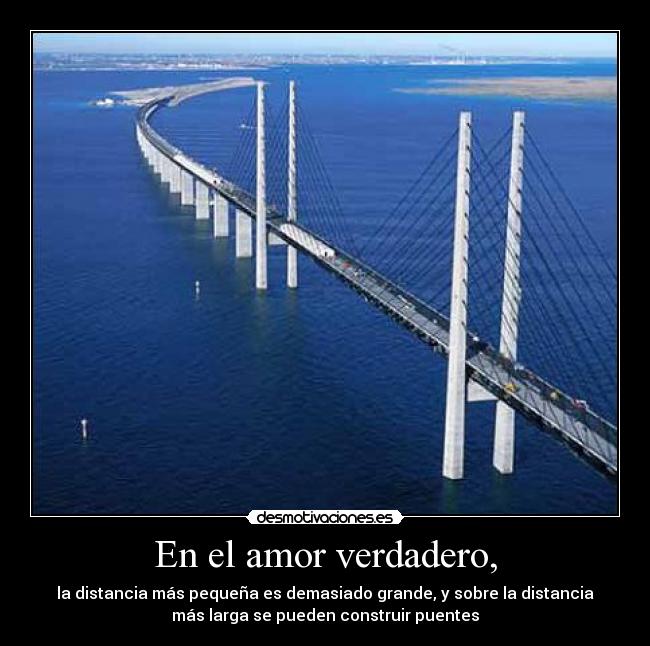 En el amor verdadero, -