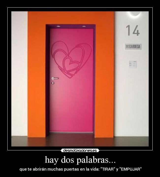 hay dos palabras... - 