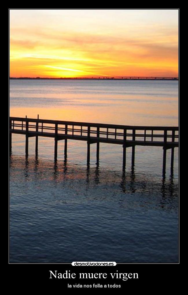 Nadie muere virgen - la vida nos folla a todos