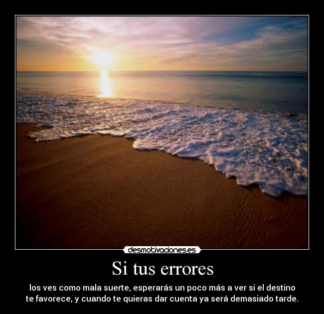 Si tus errores - 