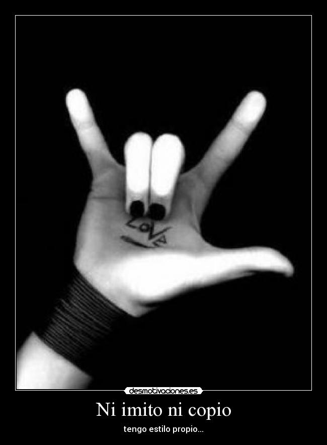 Ni imito ni copio - 