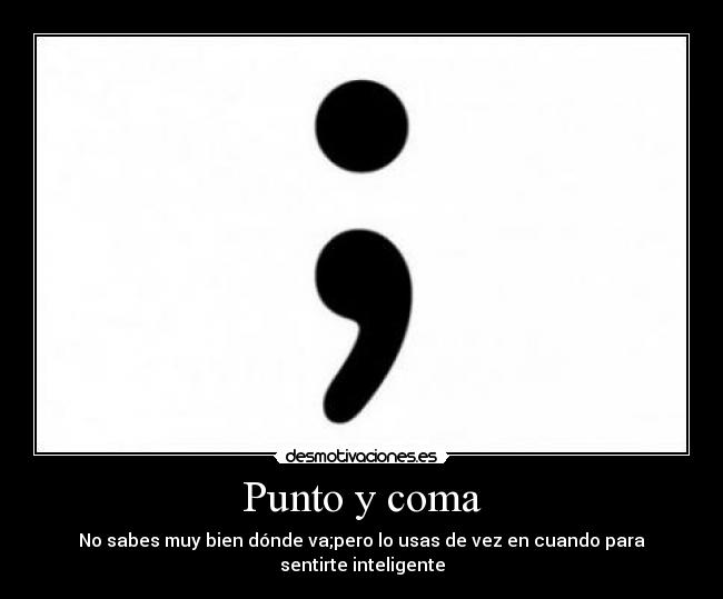 carteles puntocomapunto comainteligenteortografia desmotivaciones