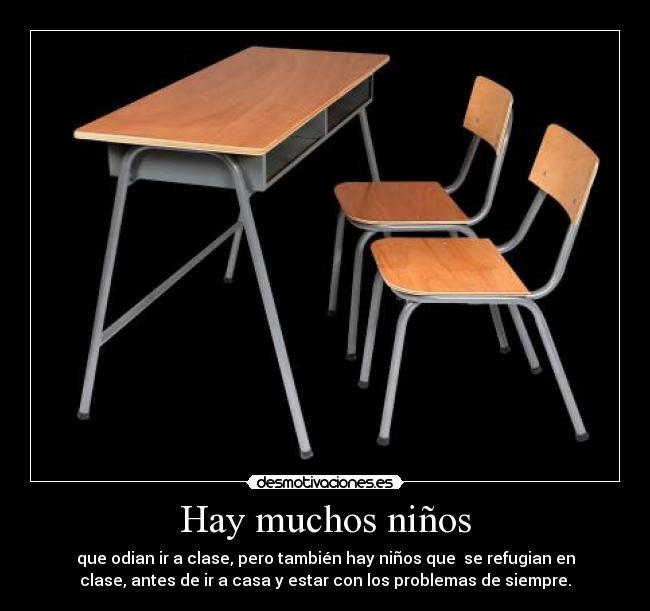 Hay muchos niños -