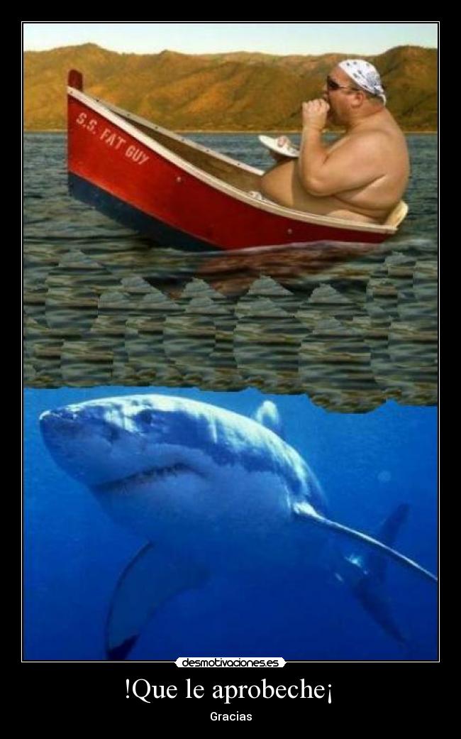 !Que le aprobeche¡  - Gracias