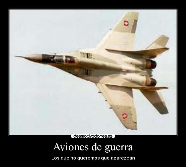 Aviones de guerra - 