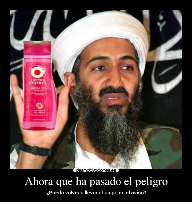 Ahora que ha pasado el peligro -