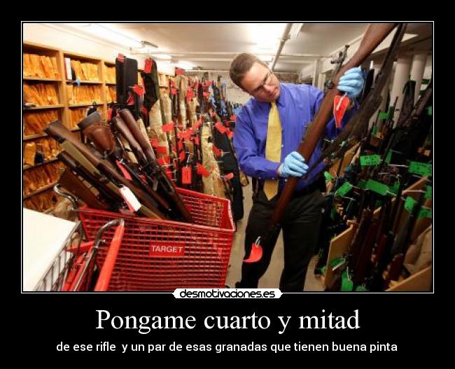 Pongame cuarto y mitad -