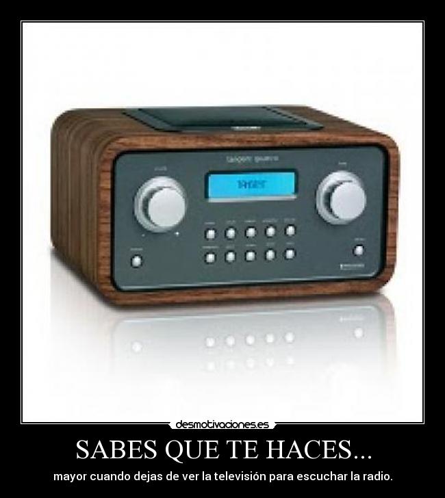 SABES QUE TE HACES... -
