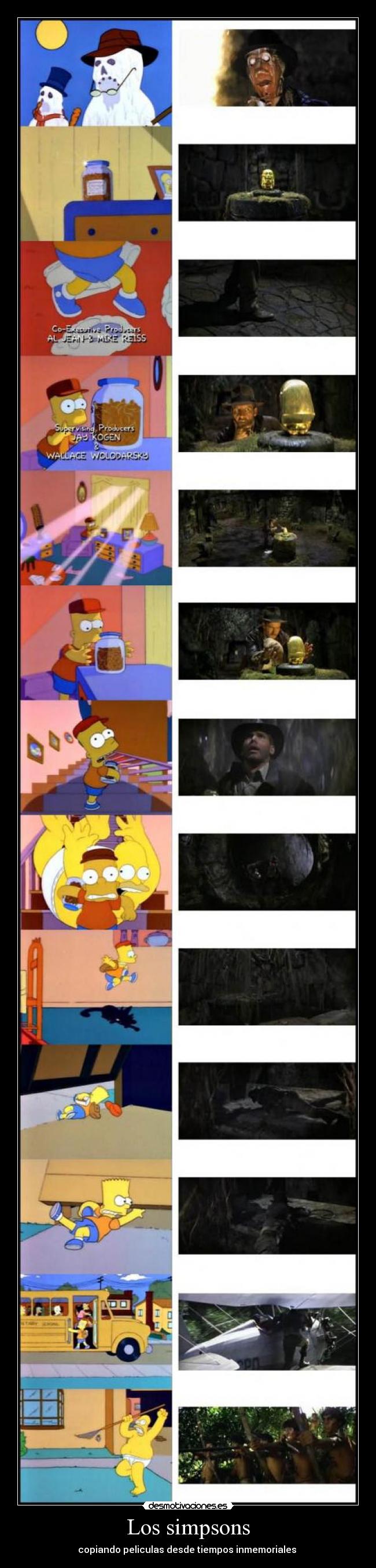Los simpsons - copiando peliculas desde tiempos inmemoriales