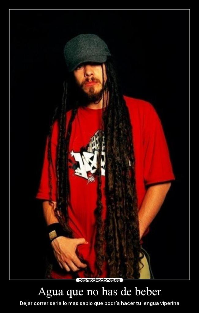 Agua que no has de beber - Dejar correr seria lo mas sabio que podría hacer tu lengua viperina