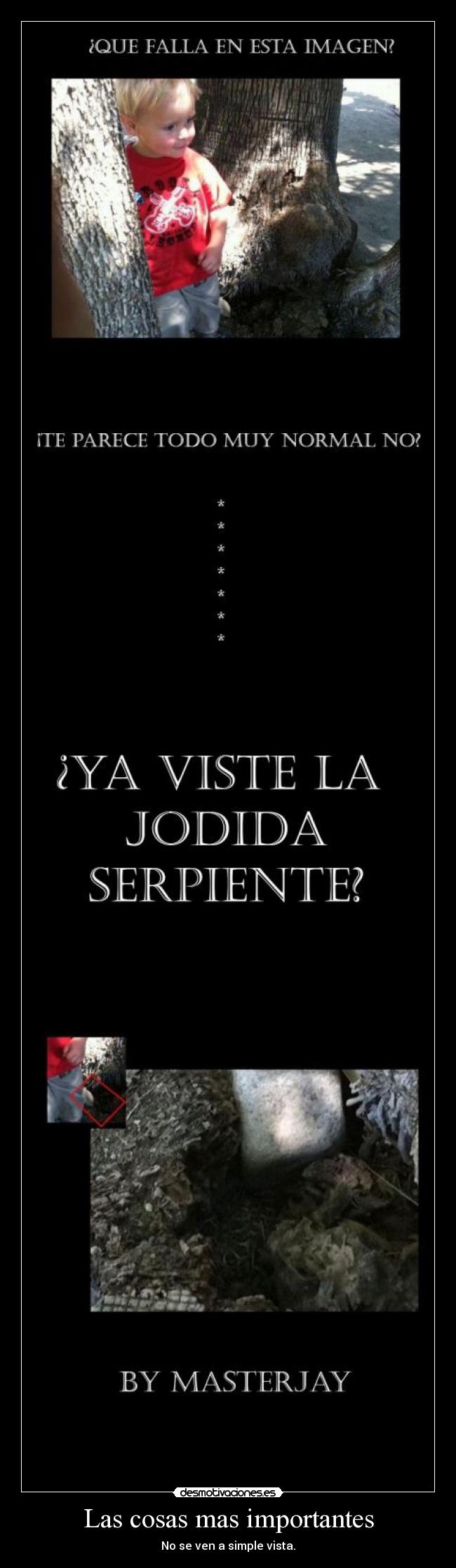 Las cosas mas importantes -