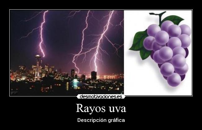 Rayos uva - 