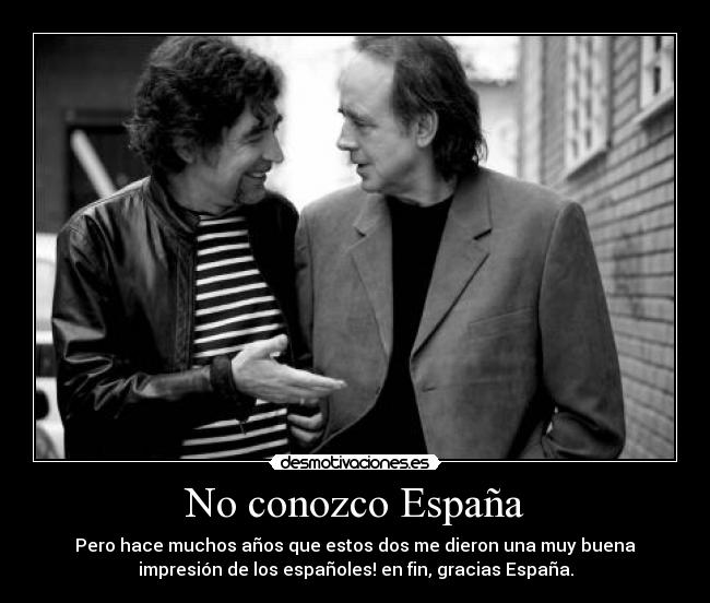 No conozco España -