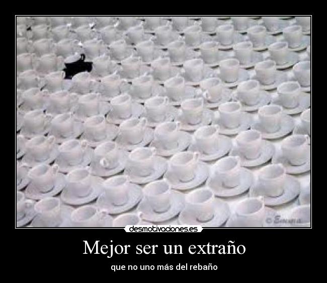 Mejor ser un extraño - 