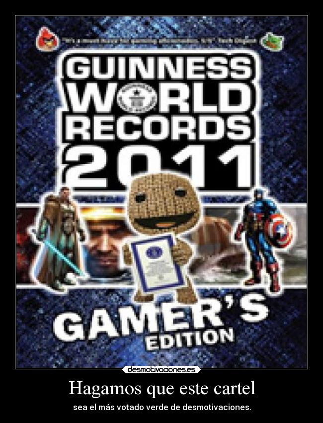 Hagamos que este cartel -