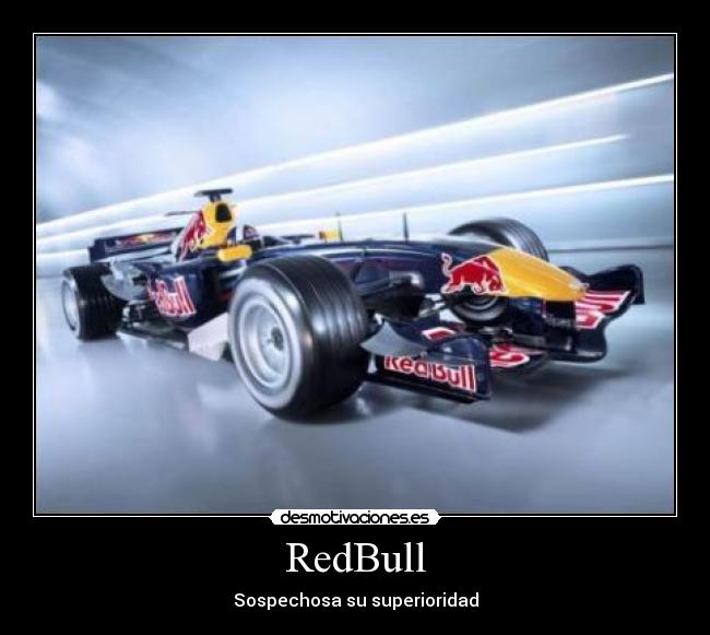 RedBull - Sospechosa su superioridad