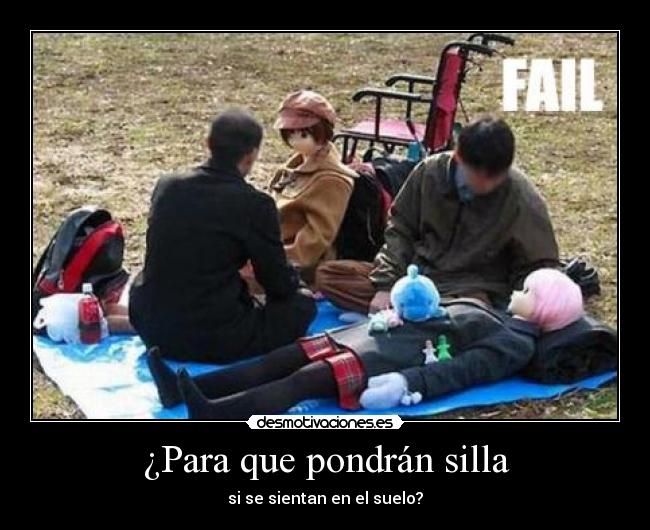 ¿Para que pondrán silla - 