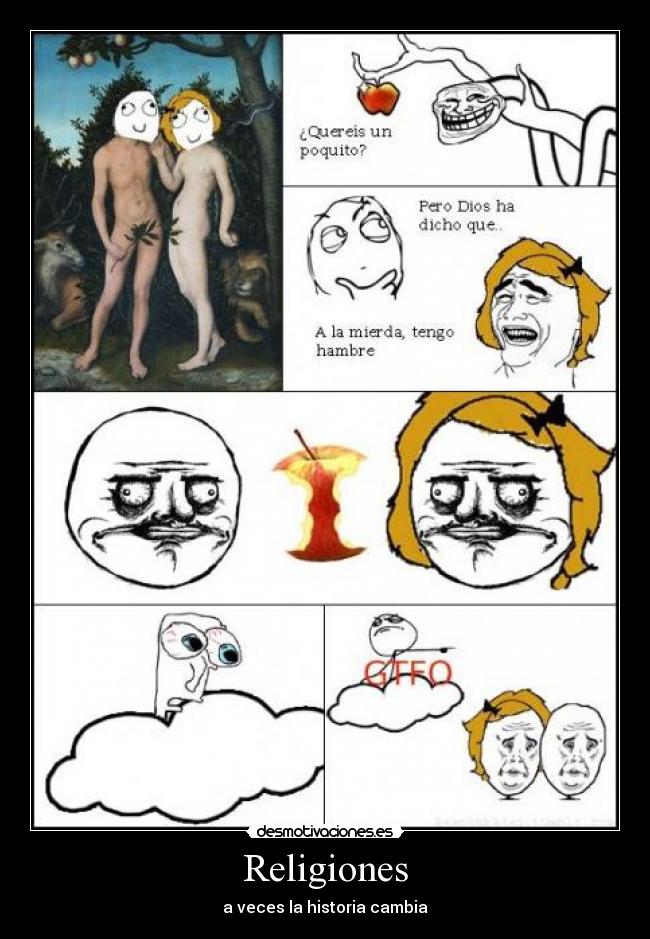 Religiones - a veces la historia cambia