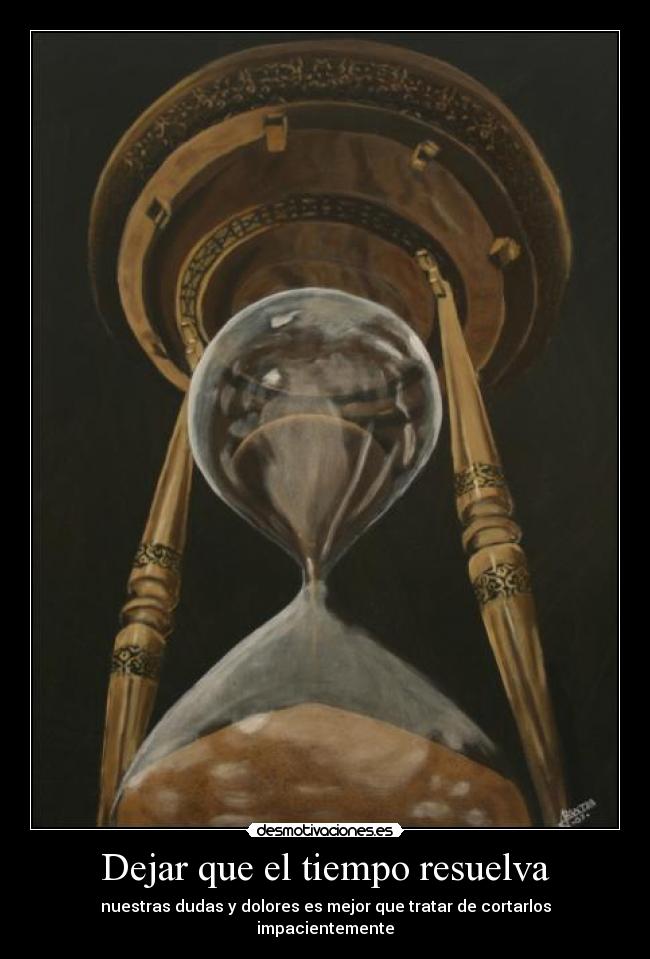 Dejar que el tiempo resuelva -