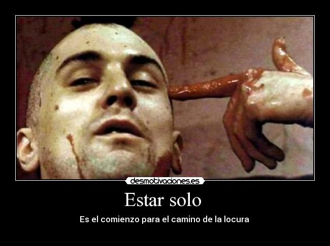 Estar solo -
