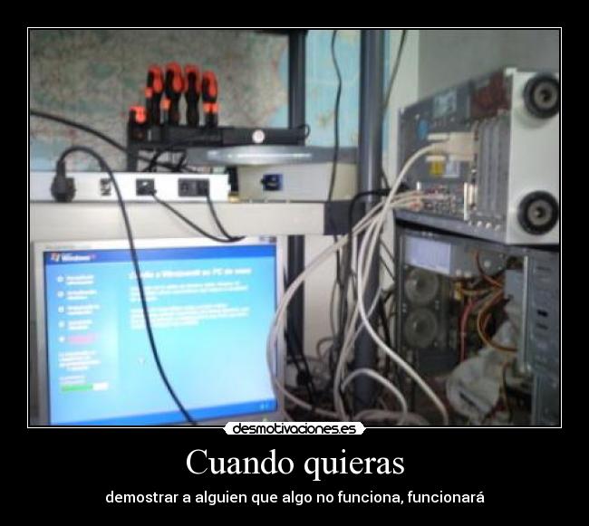 carteles funcionar maquina desmotivaciones