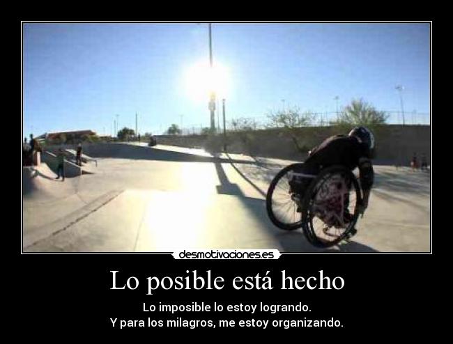 Lo posible está hecho - 