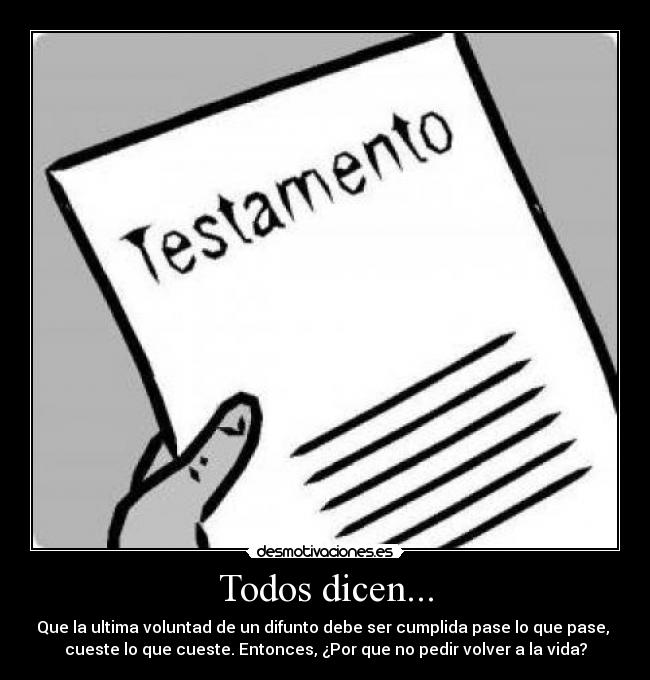 Todos dicen... - 