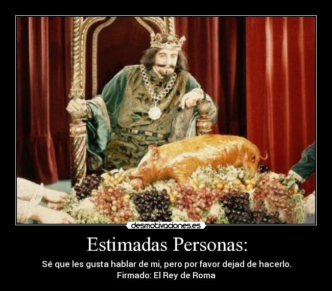 Estimadas Personas: - 