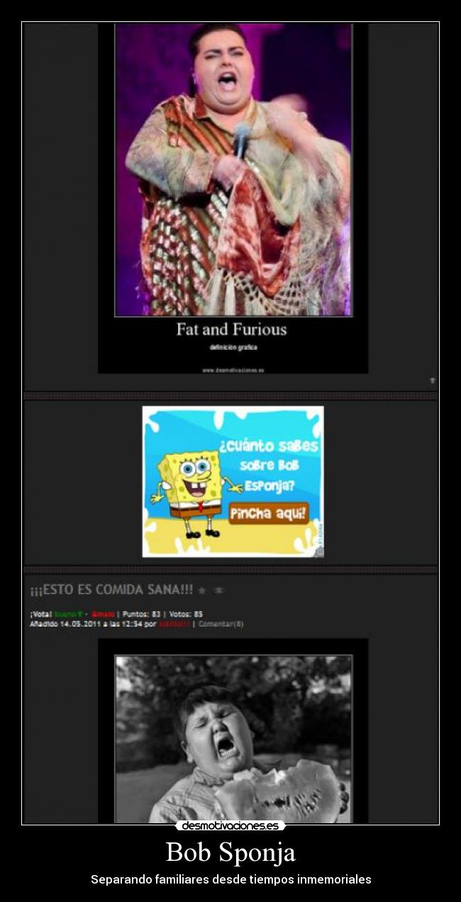 Bob Sponja - Separando familiares desde tiempos inmemoriales