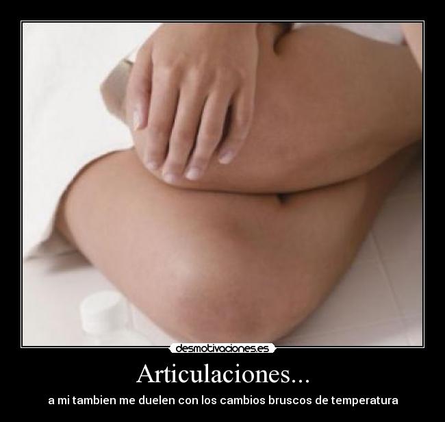 Articulaciones... -