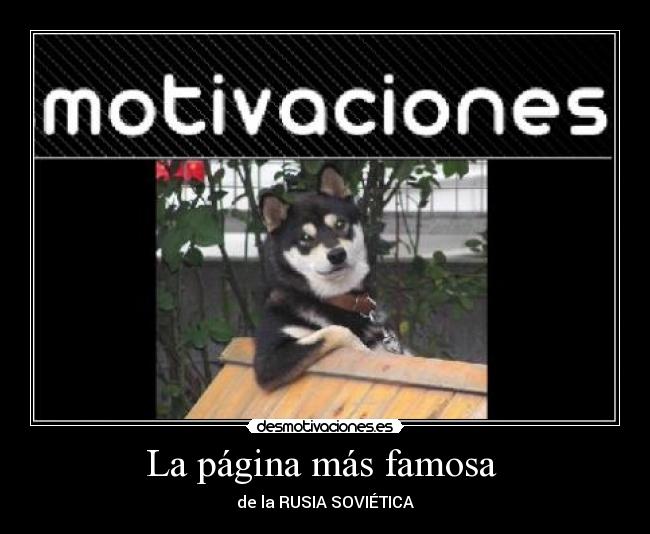 La página más famosa -