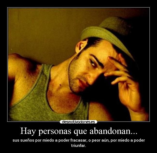 carteles miedo fracaso triunfo desmotivaciones