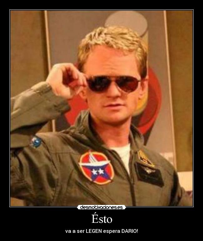 carteles barney stinson desmotivaciones