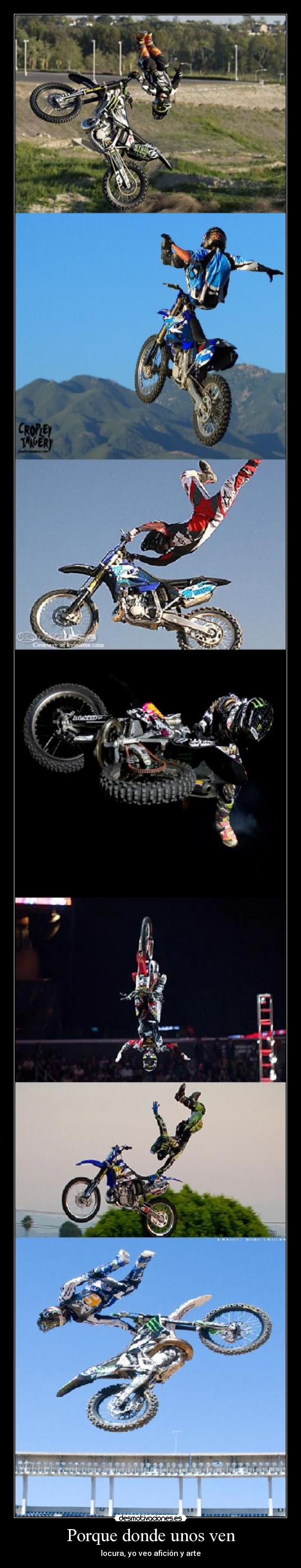 carteles porque donde unos ven desmotivaciones