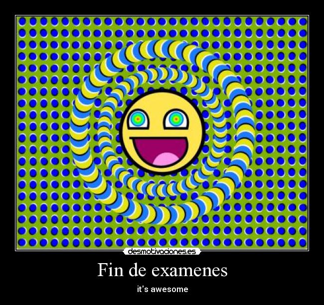 Fin de examenes -