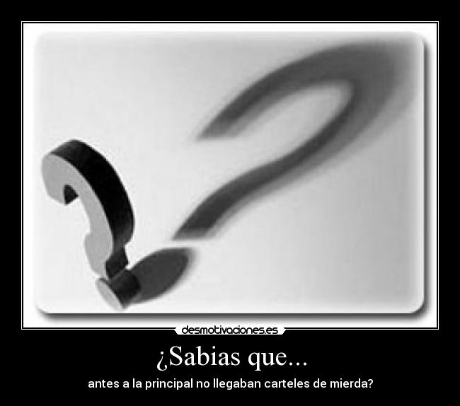 ¿Sabias que... -